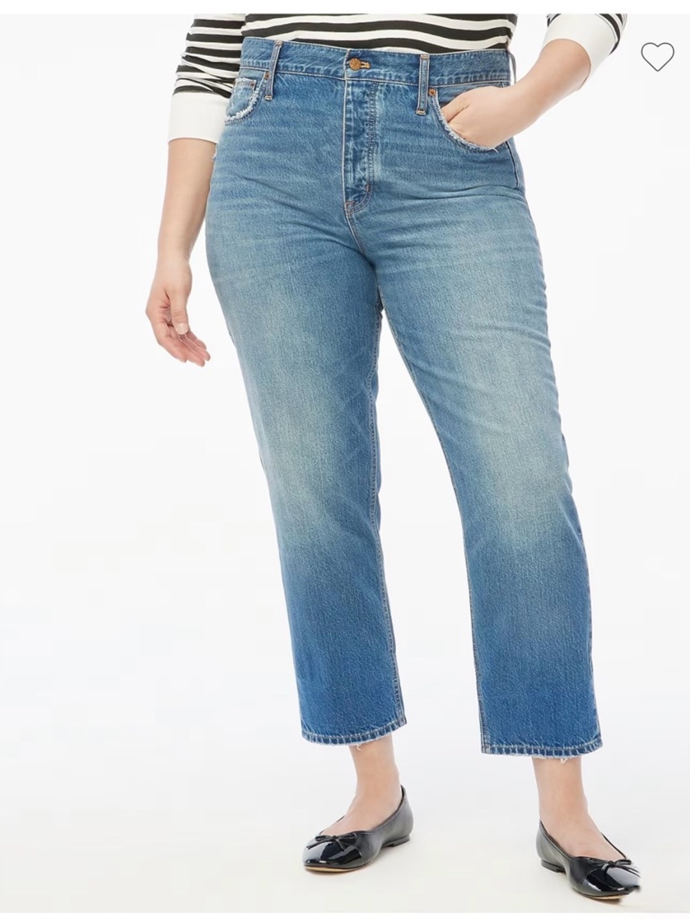 J. Crew Petite Premium Edition High Rise Straight Leg Jeans. Size 29P.